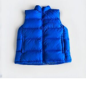 Marmot Puffer Vest Mens L Cobalt Blue 800 Down Fill Full Zip Outdoor Hiking